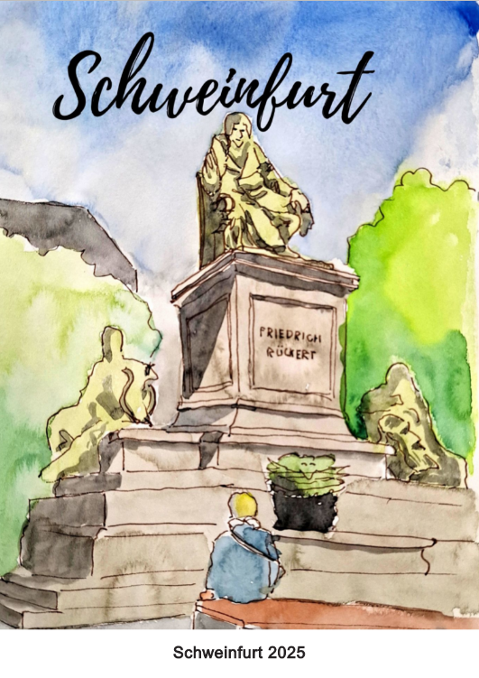 Urban Sketching Kalender Schweinfurt 2025